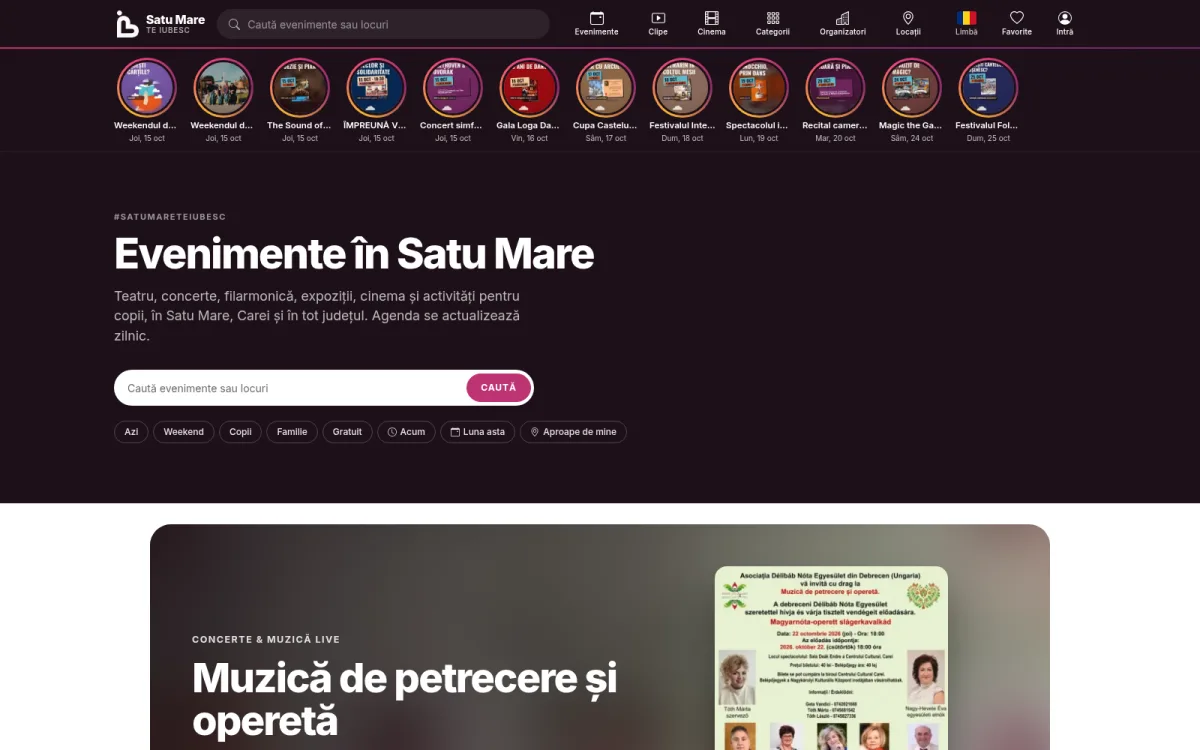 Satu Mare, te iubesc - Desktop