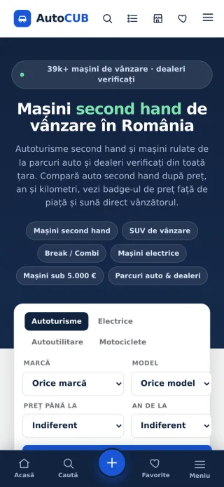 AutoCub.ro - Mobile